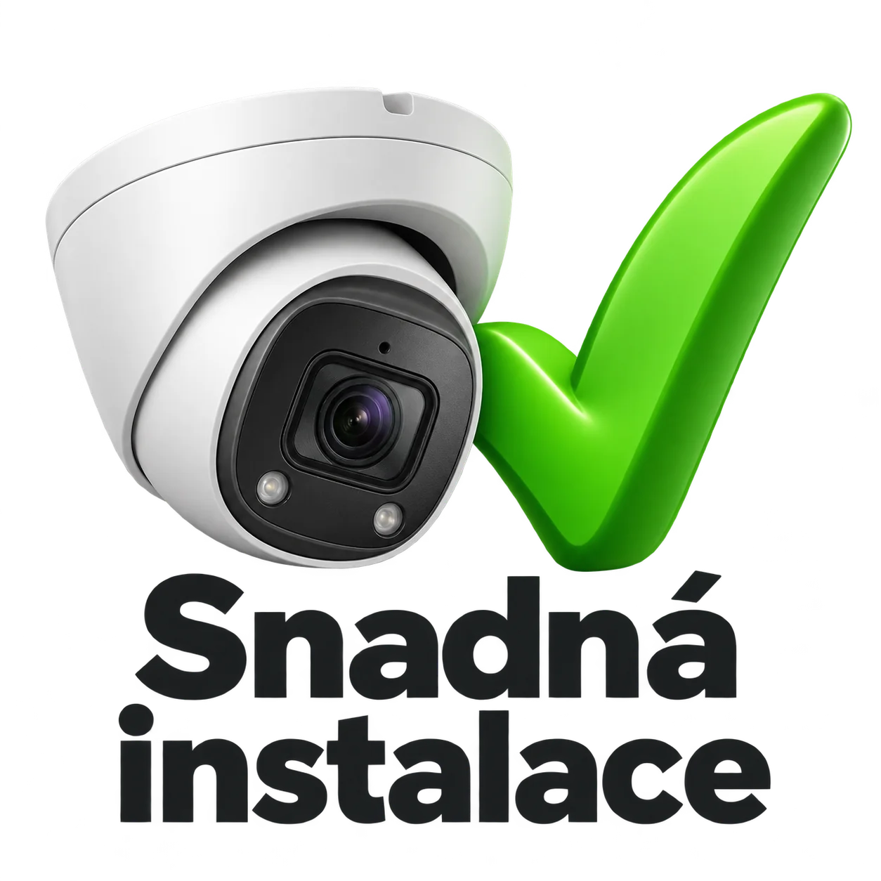 Snadná instalace kamerového systému