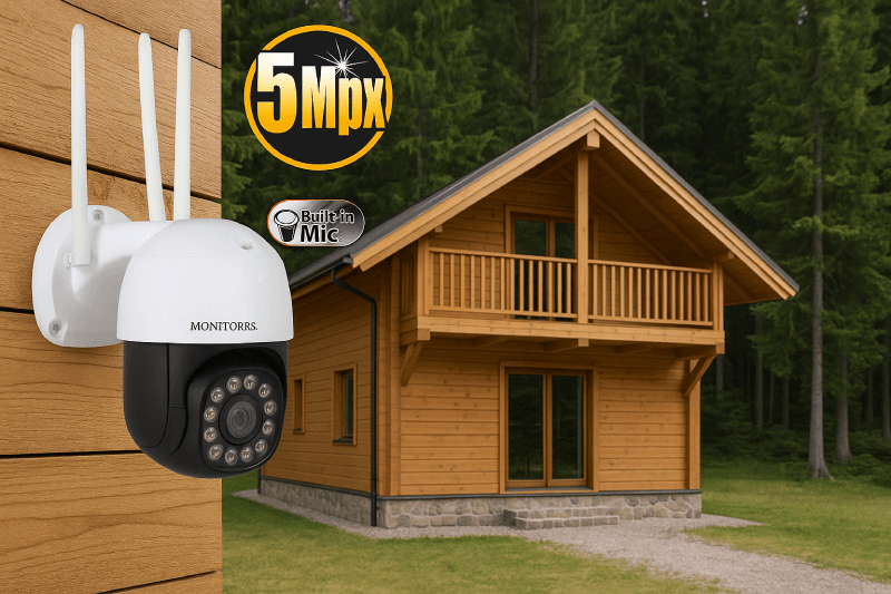 bezpečnostní kamera na chatu
