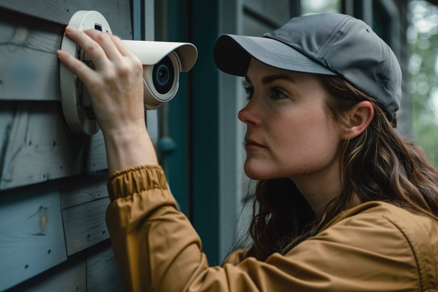 instalace bezpečnostní kamery a upozornění na chyby