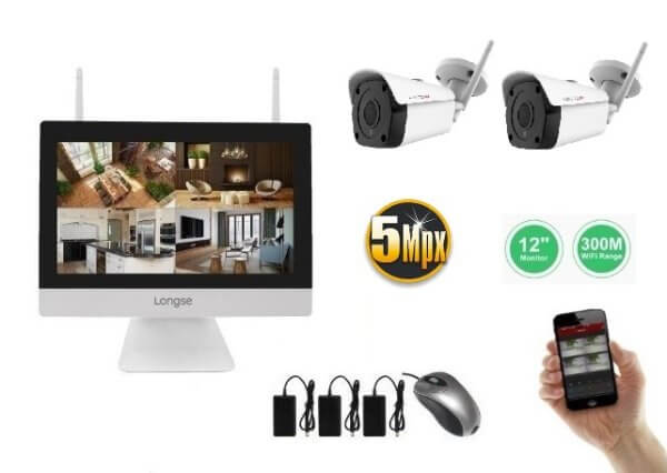2 kamerový set bezpečnostních kamer