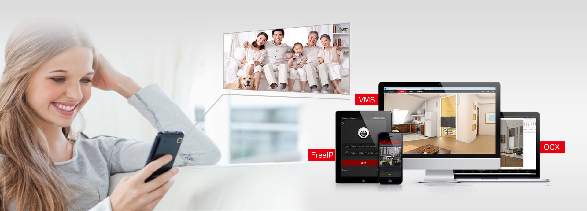 Monitorrs Security Wifi IP 6 kamerový set 8 MPix (6125K6)