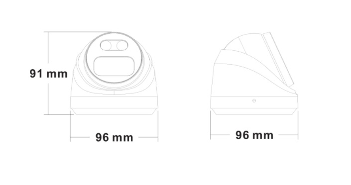 Monitorrs Security AI IP 8 kamerový set 5 Mpix WDome (6370K8)