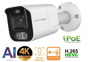Monitorrs Security AI Aktiv IP kamera 8 Mpix WT (6078)