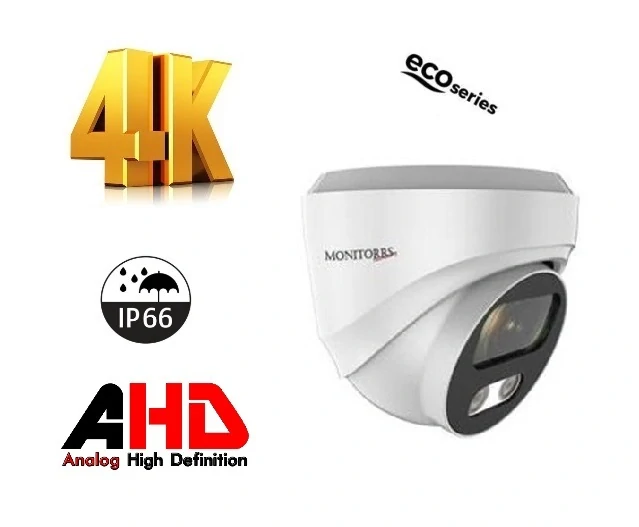 Monitorrs Security 4K AHD 3 kamerový set 8 Mpix WDome (6037K3)