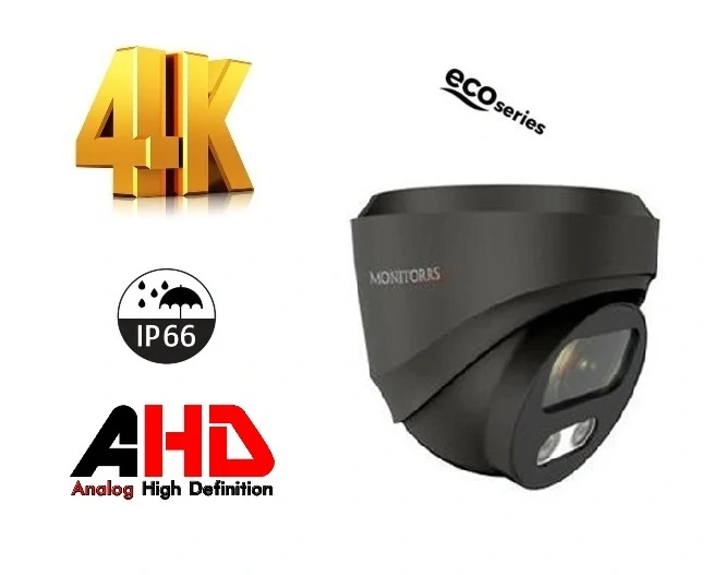 Monitorrs Security 4K AHD 5 kamerový set 8 Mpix GDome (6038K5)