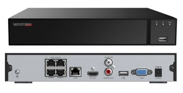 Monitorrs Security AI IP 3 kamerový set 5 Mpix GTube (6373K3)