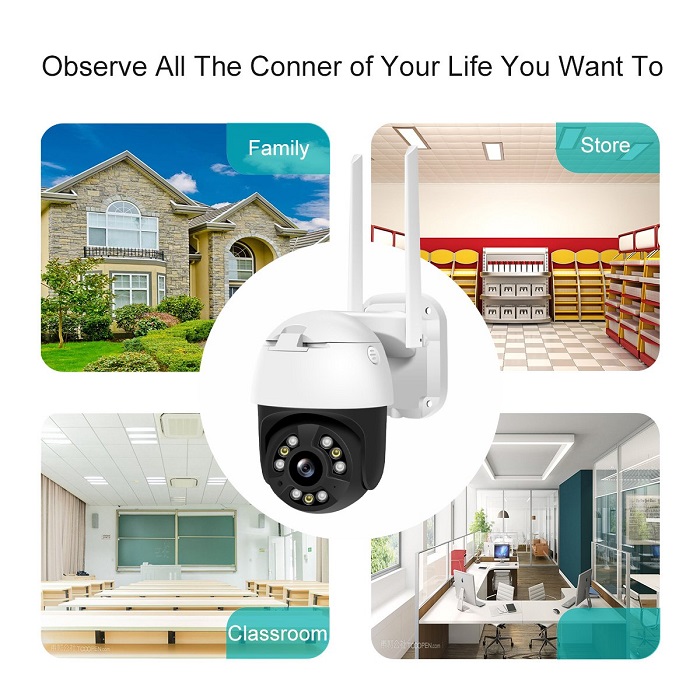 Monitorrs Security smart Wi-Fi inteligentní kamera 4MPix AT300 (6047)