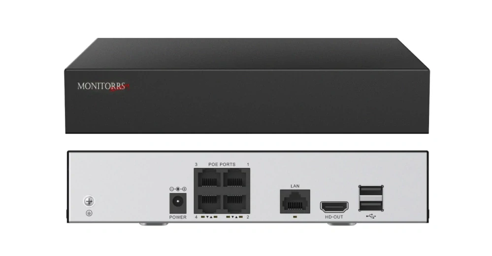 Monitorrs Security IP 4 kamerový set 2 Mpix WTube Plast (6023K4)