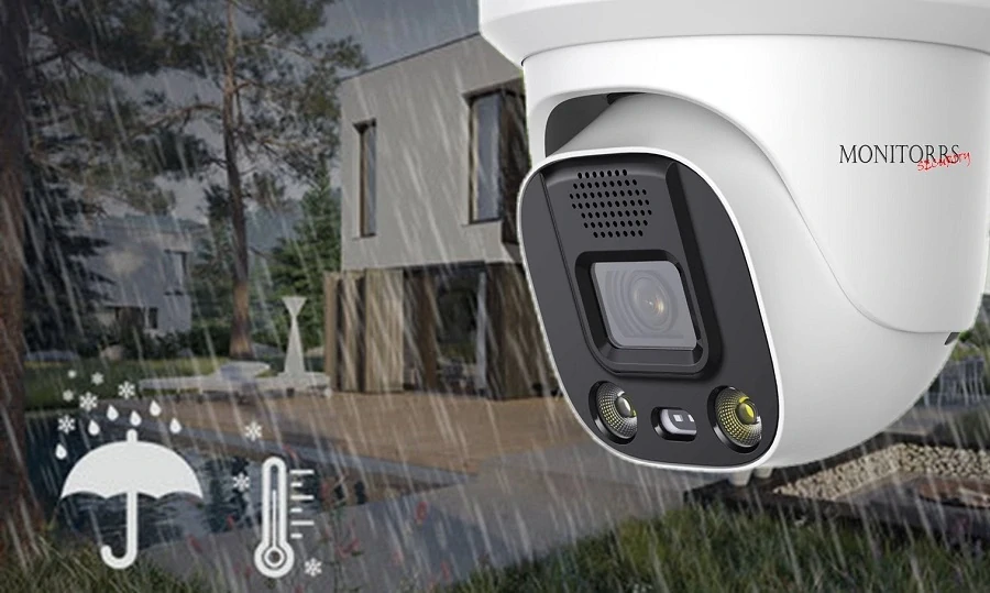 Monitorrs Security AI Aktiv IP 4 kamerový set 5 Mpix WDome (6077K4)