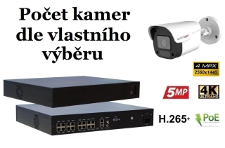 Monitorrs Security IP kamerový set 4 Mpix WTube Plast (6024K8+)