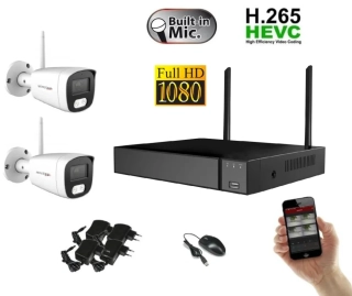 Monitorrs Security Wifi IP 2 kamerový set 2 MPix (6122K2)