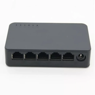 MS 105S 5 Porty 10/100M Network Switch RJ45 Port: 5x10/100Mb/s (Auto MDI/MDIX) 5V 1A (6181)