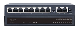 MS 1010G 10 Ports Gigabit Network Switch RJ45 Port: 10x10/1001000M (Auto MDI/MDIX) 5V 2A (6179)