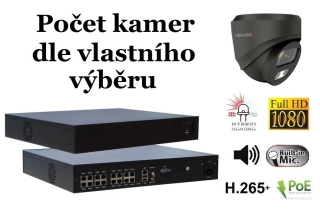 Monitorrs Security Hybrid Light IP kamerový set 2 Mpix GDome (6212K8+)