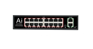 MS 16F20GB 16+2 port Gbit POE Switch (6061)