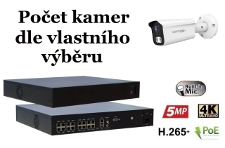 Monitorrs Security AI IP kamerový set 8 Mpix WTube (6378K8+)