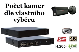 Monitorrs Security AI IP kamerový set 8 Mpix GTube (6379K8+)